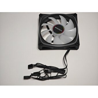  Вентилятор Montech AX120 Pro (MNT-AX120PRO-B) ARGB PWM Black 