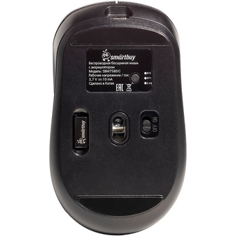  Мышь беспроводная Smartbuy SBM758DC серый космик 