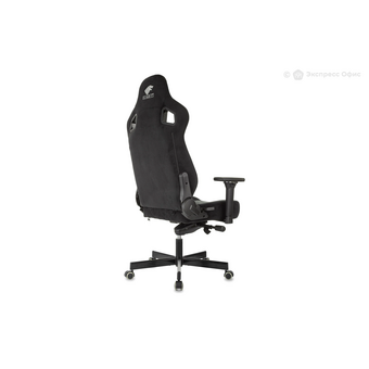  Кресло Knight Hunter черный Alfa Black LT20 искусственная замша крестов. металл 