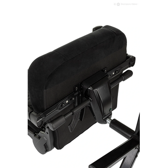  Кресло Knight Hunter черный Alfa Black LT20 искусственная замша крестов. металл 