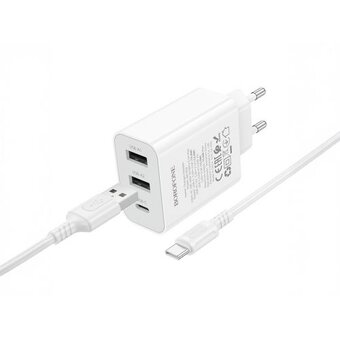  СЗУ Borofone BA105A Type-C White 