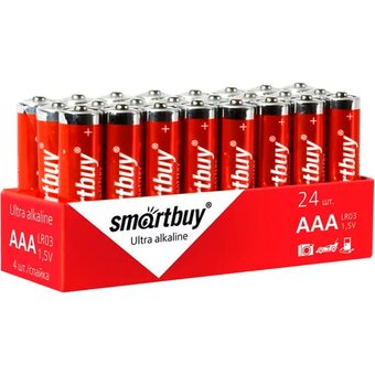  Батарейка AAA SmartBuy LR03-24Box (SBBA-3A24S) 