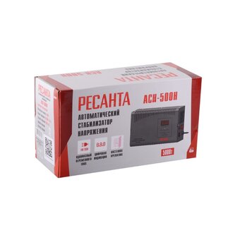  Стабилизатор напряжения Ресанта АСН-500 Н однофазный серый (63/6/63) 