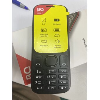  УЦ Мобильный телефон BQ 2440 Step L+ Black (плохая упаковка, замена АКБ) 