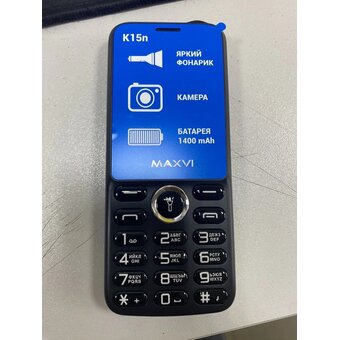  УЦ Мобильный телефон Maxvi K15n Black (плохая упаковка, перепрошивка ПО) 