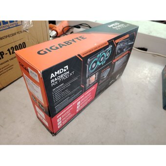  УЦ Видеокарта Gigabyte AMD Radeon RX 7700XT (GV-R77XTGaming OC-12GD) 12288Mb 192 GDDR6 2276/18000 (плохая упаковка, б/у, перепрошивка BIOS) 