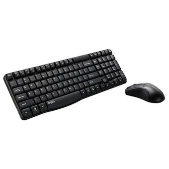  Клавиатура и мышь Rapoo X1800 Classic Wireless, Black, USB 