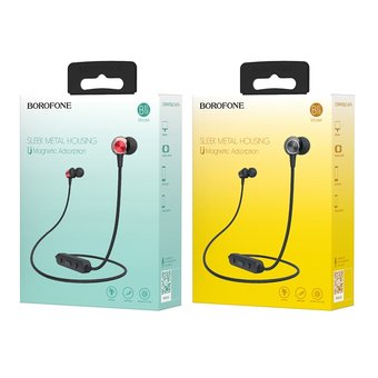  Наушники Borofone BE18 JoyMove sports wireless earphone, black 