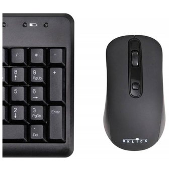  Клавиатура и мышь Oklick 270M Wireless, Black, USB 