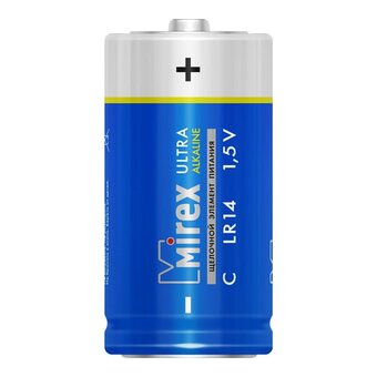  Батарейка C Mirex LR14-2BL Ultra Alkaline (23702-LR14-E2) 
