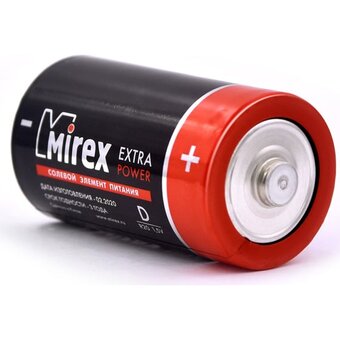  Батарейка D Mirex R20-2P (23702-ER20-S2) 