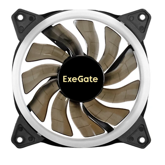  Вентилятор ExeGate EX12025H6PSR-PWM.ARGB 12В DC с подсветкой (EX295973RUS) (120x120x25 мм, Hydraulic bearing (гидродинамический), 6pin, 1200RPM) 