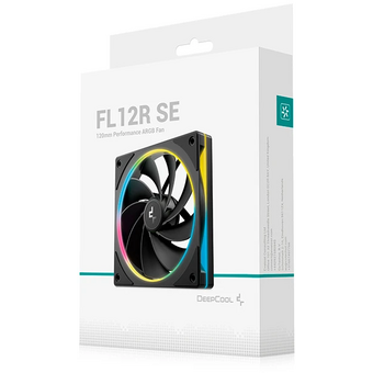  Вентилятор Deepcool FL12R SE Reverse (R-FL12RSE-BKAPN1-G) ARGB 120х120x25 черный 4-pin 25.79дБ Ret 