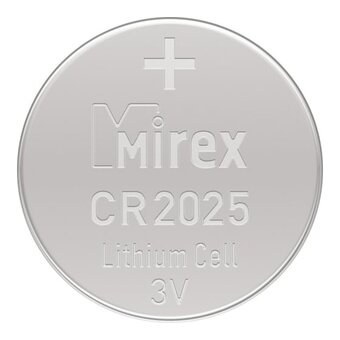  Батарейка Mirex CR2025-1BL Lithium (23702-CR2025-E1) 