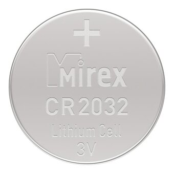  Батарейка Mirex CR2032-1BL Lithium (23702-CR2032-E1) 