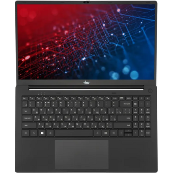  Ноутбук IRU Strato 15ALID4-2168024-Win11Pro Core i5 1334U 16Gb SSD512Gb Intel UHD Graphics 15.6" IPS FHD (1920x1080) black WiFi BT Cam 6000mAh 