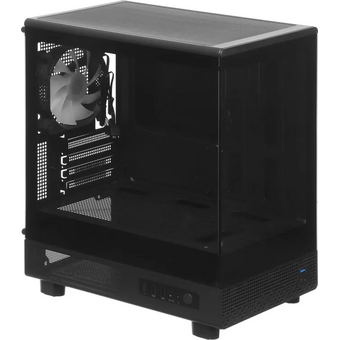  Корпус Accord ACC-ZM3B, без БП, mATX, черный 