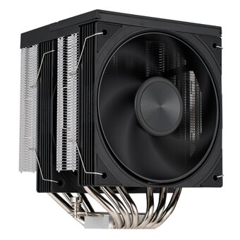 Кулер 1STPLAYER FROST BITE FB12DS-6 Black / 6HPx6mm, dual tower, 250W TDP, 2x120mm fans, 800-2300 RPM, 70.15 CFM, 34.8 dBA 