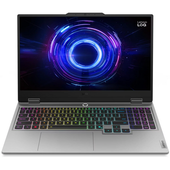  Ноутбук Lenovo LOQ 15IRX10 (83JE00L2PS) 15.6" FHD IPS 300N 144Hz/i7-13700HX/24Gb/512Gb SSD/RTX 5050 8Gb/no OS/SKK/Luna Grey 