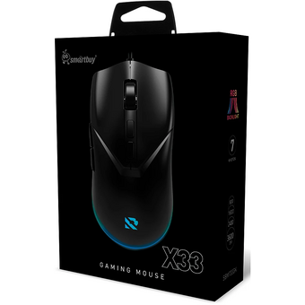  Мышь SMARTBUY Rush X33 (SBM733GK) игровая проводная черная 