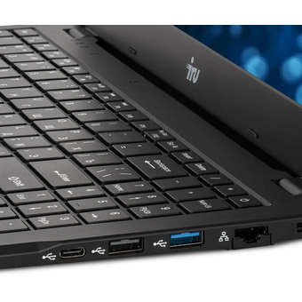  Ноутбук IRU Planio 15ING-2140829-FreeDOS Celeron N4500 8Gb SSD256Gb Intel UHD Graphics 15.6" IPS FHD (1920x1080) black WiFi BT Cam 6000mAh 