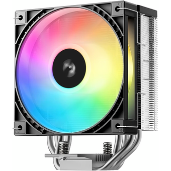  Кулер DEEPCOOL AG400 G2 ARGB LGA1851/1700/AM5/AM4 (TDP 230W, PWM, ARGB Fan 120mm, 4 тепл. трубки, черный) RET 