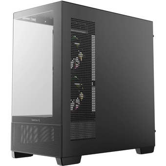  Корпус Deepcool CG380U 3F, TG (aquarium), 3x120mm ARGB Fan, mini-ITX, mATX, черный 