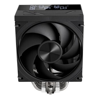  Кулер 1STPLAYER Frost Bite FB12S-6 Black / 6HPx6mm, single tower, 230W TDP, 1x120mm fan, 800-2300 RPM, 70.15 CFM, 34.8 dBA 