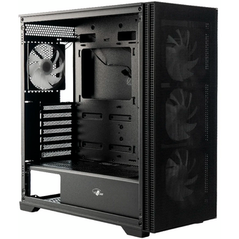  Корпус Eurocase M9 Plus черный, eATX, левое боковое стекло на винтах, 2*USB3.0, HD Audio ARGB HUB-A(4 ports) 