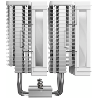  Кулер DEEPCOOL AG620 G2 WH ARGB LGA1954/1851/1700/AM5/AM4 (TDP 270W, PWM, Dual ARGB Fan 120mm, 6 тепл. трубок, белый) RET 