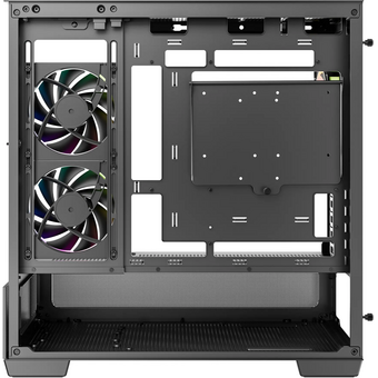  Корпус Deepcool CG380U 3F, TG (aquarium), 3x120mm ARGB Fan, mini-ITX, mATX, черный 