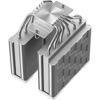  Кулер DEEPCOOL AG620 G2 WH ARGB LGA1954/1851/1700/AM5/AM4 (TDP 270W, PWM, Dual ARGB Fan 120mm, 6 тепл. трубок, белый) RET 