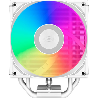  Кулер PcCooler RT500 TC ARGB WH White (245W, 4-pin PWM, 152mm, Al/Cu, 5x6mm, 1x120mm, 73.32CFM, 34.9dBA, 2200RPM, S: 1851/1700/1200) 