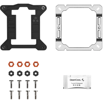  Кулер DEEPCOOL AG400 G2 ARGB LGA1851/1700/AM5/AM4 (TDP 230W, PWM, ARGB Fan 120mm, 4 тепл. трубки, черный) RET 