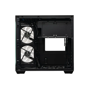  Корпус XASTRA QW400M 5ARGB-C6-AC Black (QW400M-5FM12A-C6-AC) mATX/Aquarium/Screewless/5x120mm ARGB PWM FM fans/Argb+PWM HUB 6port 