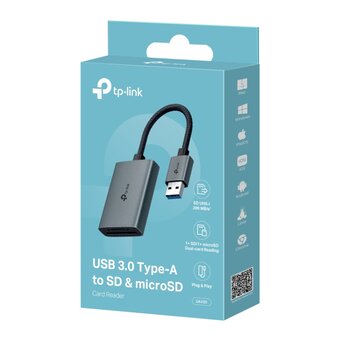  Кардридер TP-Link UA430 USB 3.0 Type-A со слотами SD/microSD 3.0 