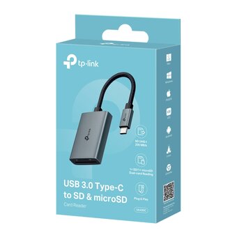  Кардридер TP-Link UA430C USB 3.0 Type-С со слотами SD/microSD 3.0 