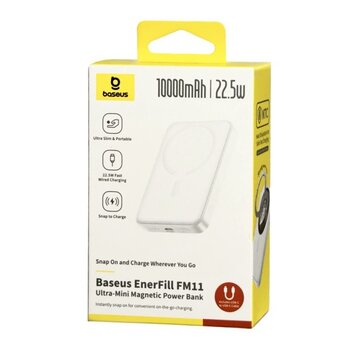  Powerbank Baseus P1008210E213-00 EnerFill FM11 22.5W 10000mAh белый 
