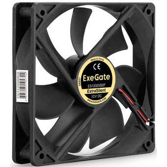  Вентилятор Exegate ExtraSilent ES12025S2P EX299886RUS, 12В DC, 120mm, 1300rpm, 22dBa 