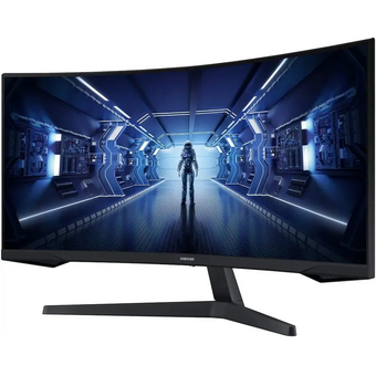  Монитор Samsung LC34G55TWWPXEN черный 