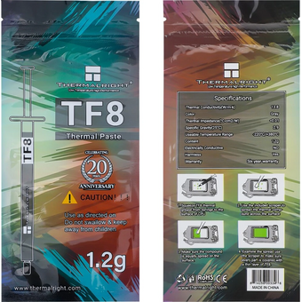 Термопаста Thermalright TF8 1.2g / bag+spatula 