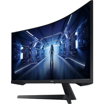  Монитор Samsung LC34G55TWWPXEN черный 
