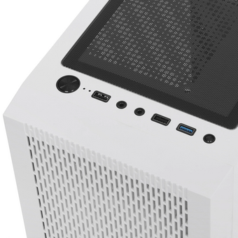  Корпус PCCOOLER MA100 Mesh WH, Mesh Mid Tower, Black, TG, 3x120mm ARGB ATX, mATX, mITX (без БП) 