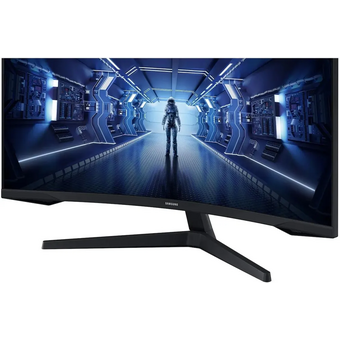  Монитор Samsung LC34G55TWWPXEN черный 