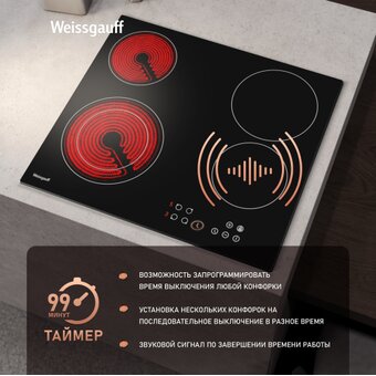  Варочная поверхность Weissgauff HV 641 BA 
