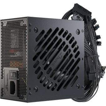  Блок питания Seasonic Core V2 GC-650 (srp-cgc651-a5a32sf), 650Вт, 80 Plus Gold, 120мм, черный, retail 