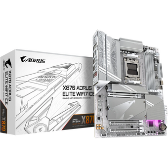  Материнская плата Gigabyte X870M Aorus Elite Wifi7 Ice 