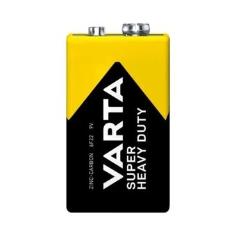  Батарейка VARTA 6F22 Super Heavy Duty 9V (2022101411) 