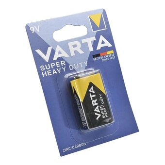  Батарейка VARTA 6F22 Super Heavy Duty 9V (2022101411) 