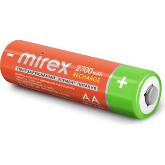  Аккумулятор Mirex Ni-MH HR6/AA 2700mAh 1,2V (23702-HR6-27-E4) 4 шт 